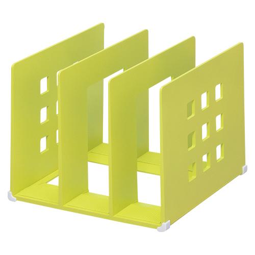 リヒトラブ　仕切ラック＜Ｌ＞（黄緑）