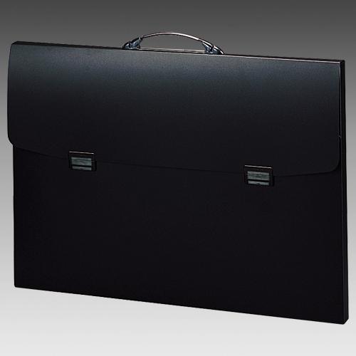 リヒトラブ　ポートフォリオ・ナスカフレックス　Ａ２判　収納幅３７ｍｍ（黒）