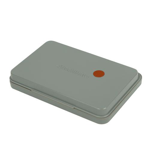 シヤチハタ　スタンプ台　特大型 茶（チャ）