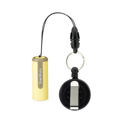 シヤチハタ　ネーム９用携帯リールコード　ペールイエロー