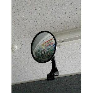 共栄プラスチック　防犯ガレージミラー（ブラック）