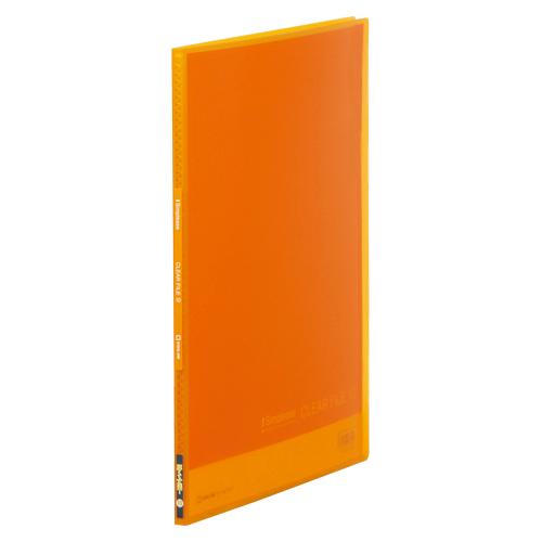 ●キングジム　シンプリーズ　クリアーファイル（透明）　Ａ４判タテ型（１０ポケット）（オレンジ）