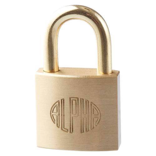 ●アルファー　南京錠　サイズ：幅２５×奥１０×高２３ｍｍ