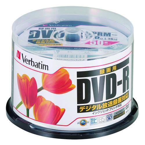 ●三菱ケミカルメディア　録画用　ＤＶＤ−Ｒ　１回録画タイプ　１−１６倍速対応