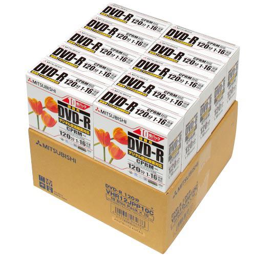三菱ケミカルメディア　録画用　ＤＶＤ−Ｒ　１回録画タイプ　１−１６倍速対応