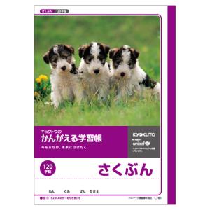 日本ノート　かんがえる学習帳　がくしゅうちょう　ノート　小学生　感想文　読書感想文　日記　宿題　さくぶん　１２０字｜dotkae-ru02