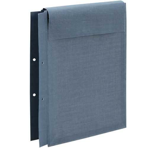 ●美濃商会　布製図面袋（マジックタイプ）　面ファスナー式（グレー）