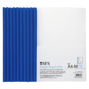 たんぽぽ レポートファイル S A4判 10冊入 ホワイト 15574 : 文房具の