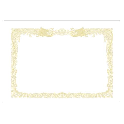 ●ササガワ　厚口ＯＡ対応賞状用紙　縦書用　１０枚パック　タカ印　Ａ３判（白）