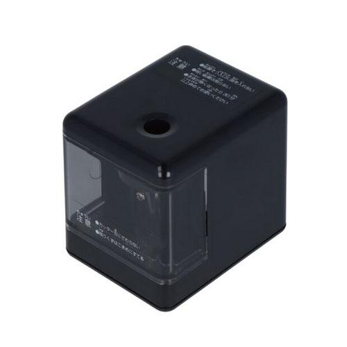 サンスター文具　電池式小型えんぴつ削り器nomamo ノマモ（ブラック）
