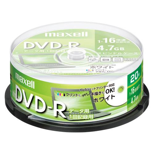 ｍａｘｅｌｌ　ＰＣ　ＤＡＴＡ用　ＤＶＤ−Ｒ　１回記録タイプ　１−１６倍速対応
