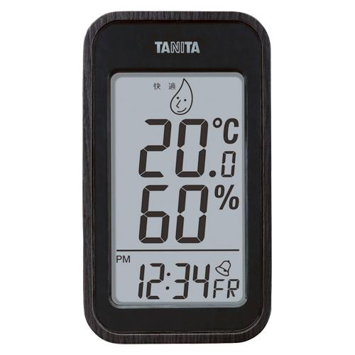 ●タニタ　デジタル温湿度計（ブラック）