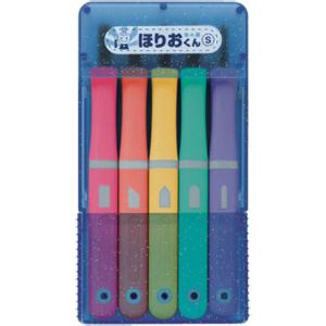 銀鳥産業　彫刻刀 ほりおくんS 5本組（ブルー）