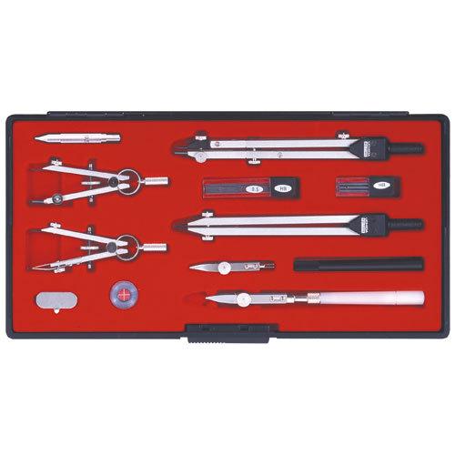 ウチダ　KD型製図器 SEセット A　14品組