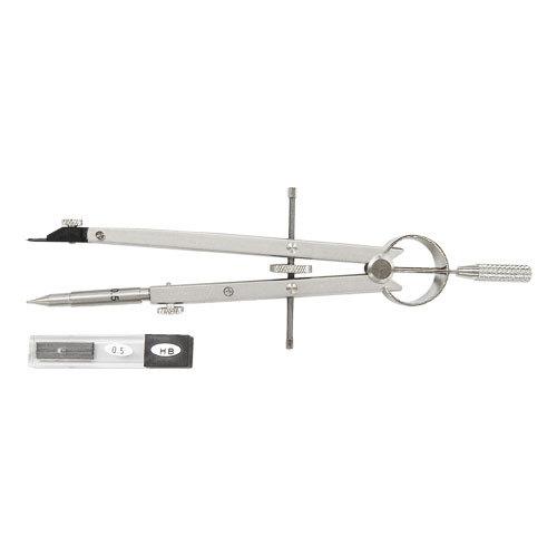 ウチダ　マイクロシャープ・スプリングコンパス　大型　０．５ｍｍ芯　長さ：170ｍｍ