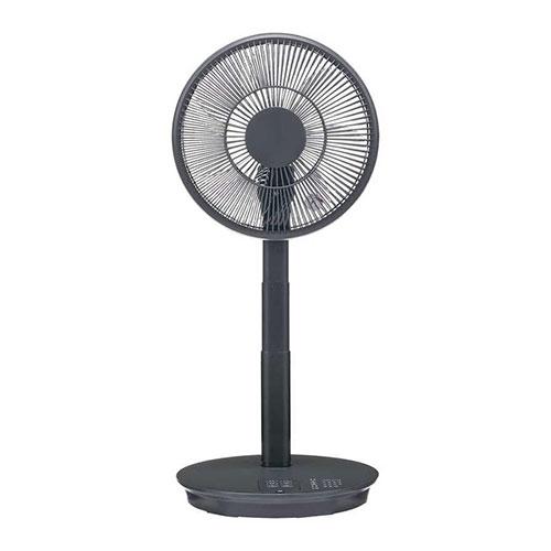 ユアサプライムス　DCコンパクト収納扇 扇風機（グレー）