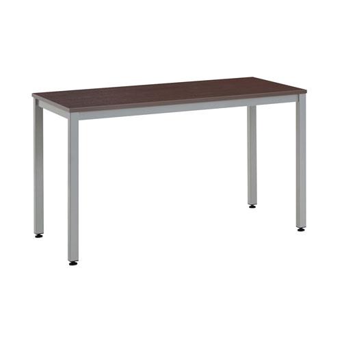 ライオン事務器　法人限定 メーカー直送品 スクエアテーブル（ダークブラウン）