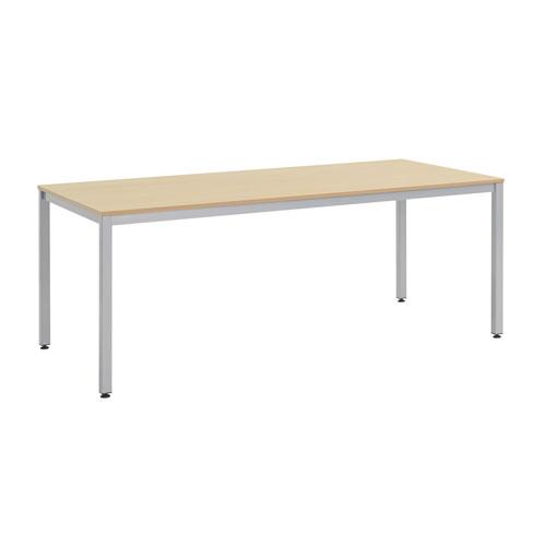ライオン事務器　法人限定 メーカー直送品 スクエアテーブル（ナチュラル）
