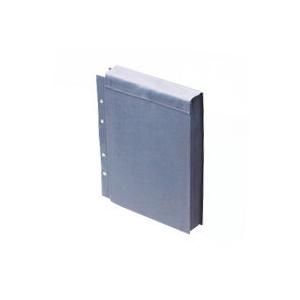 ●ファイル　布製図面袋　面ファスナー式　規格:正A4判（ライトブルー）