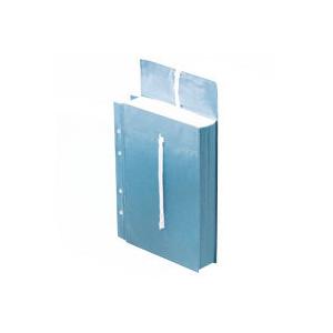 ●ファイル　布製図面袋　ひも式　規格:正A4判（ライトブルー）