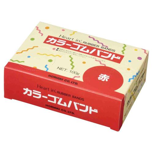 ●ホリアキ　ハートインゴムバンド　内径：３８ｍｍ（赤）