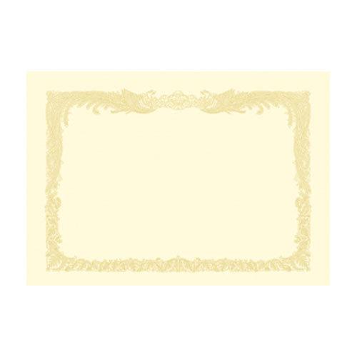 ●ササガワ　ＯＡ対応賞状用紙　縦書用　１０枚パック　タカ印　Ａ３判（クリーム）