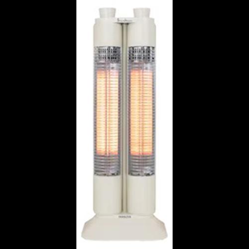 山善　ワイドレンジヒーター２本管メカ式