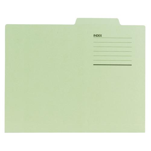 スガタ　個別フォルダー　１０枚入　Ａ４判ヨコ型１山（マチ２０ｍｍ）（グリーン）