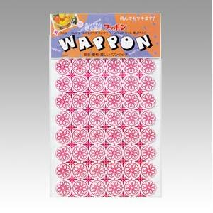 ヤマニパッケージ　ワッポン　強力粘着シール わっぽん　１シート入数：丸型４８片・ダイヤ３５片