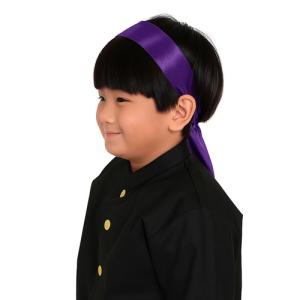 アーテック ソフトサテン はちまき 紫(紫)の詳細画像2