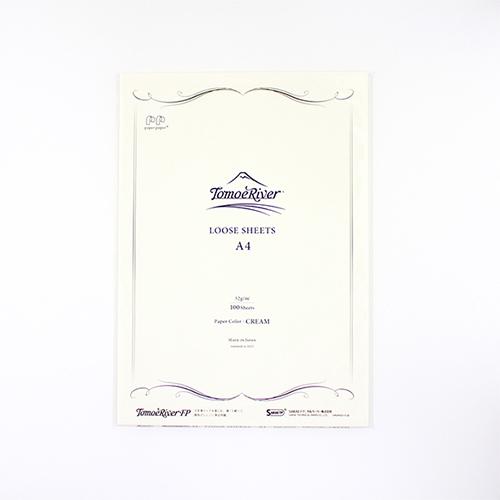 ＳＡＫＡＥ ＴＰ　A4 【トモエリバーFP】ルーズシート52g クリーム 100枚