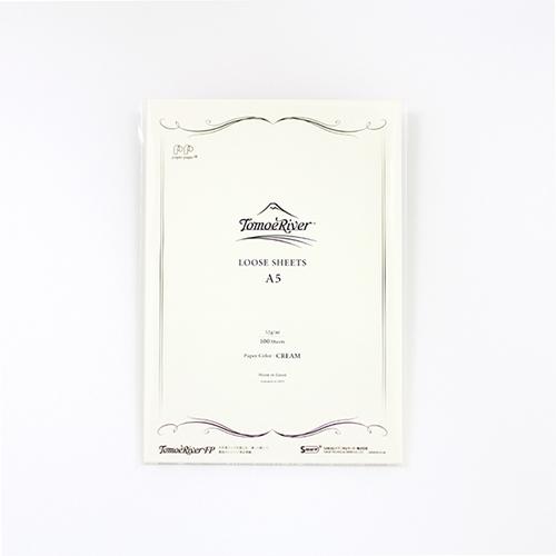 ＳＡＫＡＥ ＴＰ　A5 【トモエリバーFP】ルーズシート52g クリーム 100枚