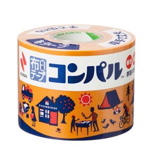ニチバン　布粘着テープ　コンパル［ＴＭ］（橙） 梱包用布テープの商品画像