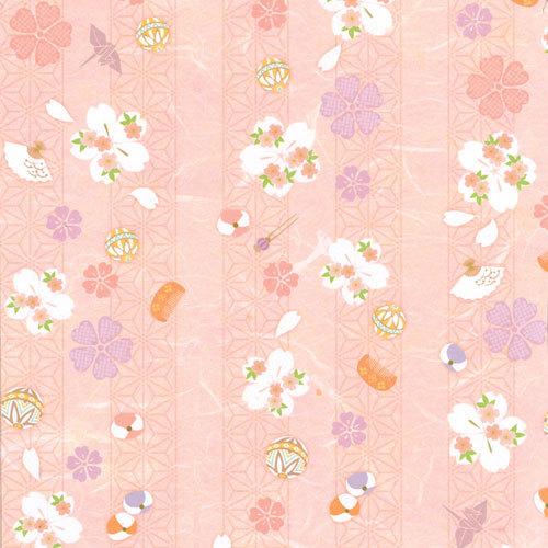 ササガワ　包装紙　和風柄　５０枚　　半才判　和華