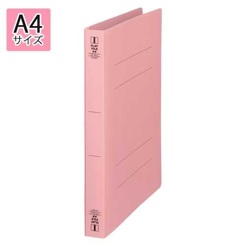 ●ビュートンジャパン　フラットファイルPP　A4判タテ型 厚とじ(PP表紙)(背幅28mm)（ピンク...