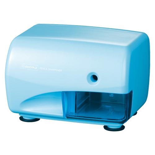 ●デビカ　電動えんぴつけずり 043725（ブルー）