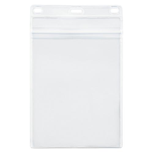 オープン　名札用ケース　ハガキ用（チャック式）　１０枚入　ＮＸ−１２８