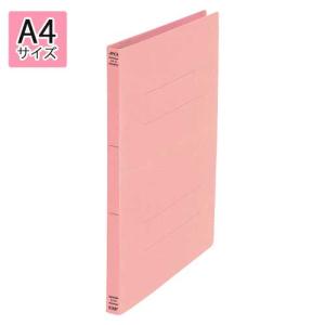 ●日本ノート　フラットファイル　Ａ４判タテ型（紙表紙）（背幅１８ｍｍ）（ピンク）