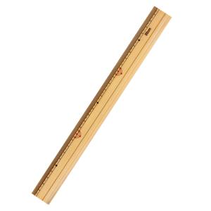 西敬 定規 ハイビスカス竹尺 1m 竹製ものさし 30×1000mm MBS-100
