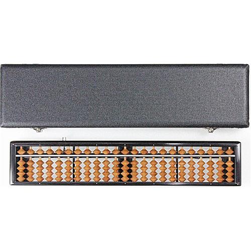 雲州堂　そろばん　ソロマチック　２３桁　カバ玉　樺玉　ワンタッチ式　ハードケース付き