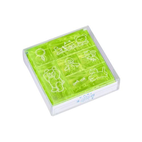 キングジム　透明スタンプ「氷印」トモダチセット