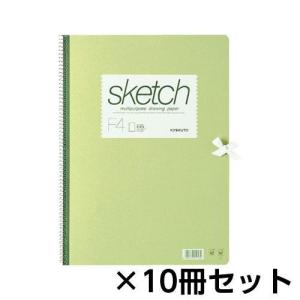 キョクトウ・アソシエイツ　スケッチブック　Ｆ４スケッチブック　１セット（１０冊入）｜dotkae-ru02