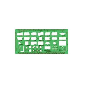 クラウン　ＯＡテンプレート　フローチャート　サイズ：横２３０×縦１０６×厚１ｍｍ