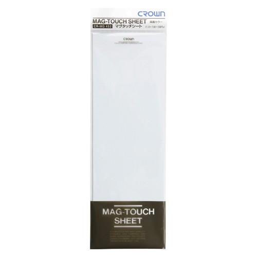 ●クラウン　マグタッチシート　両面カラータイプ　ツヤ無し（白／白）
