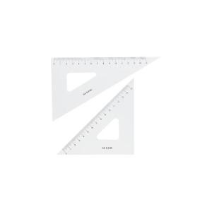 井上製作所　三角定規　目盛付　18ｃｍ型　規格：１８ｃｍＸ２ｍｍ
