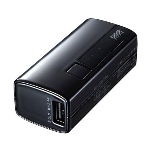 ●サンワサプライ　モバイルバッテリー USB Type-C対応 BTL-RDC21BK 5000mA...