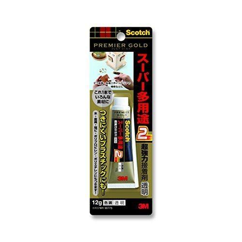 ●スリーエム　スコッチ（R） 超強力接着剤 プレミアゴールド スーパー多用途 2 透明 9077S ...