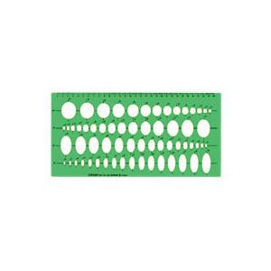 クラウン　テンプレート　楕円定規