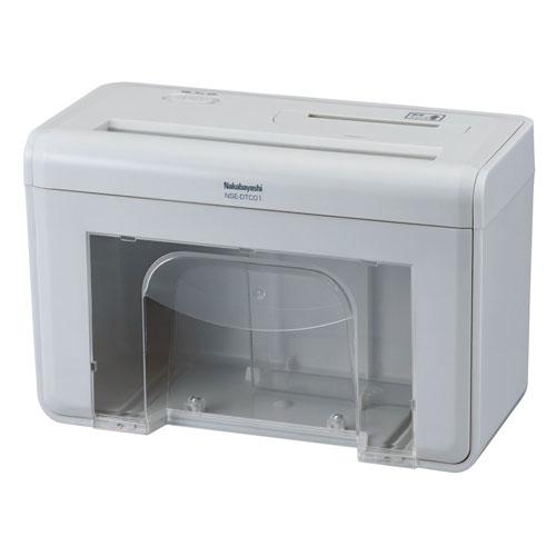 ●ナカバヤシ　パーソナルシュレッダ デスクトップ NSE-DTC01LG 卓上 クロスカット（ライト...