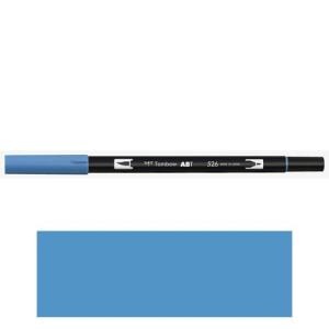 トンボ鉛筆　ＡＢＴ　デュアルブラッシュペン　水彩　マーカー　カラーペン　ツインタイプ　DUALBRUSH　単色（トゥルーブルー）｜dotkae-ru